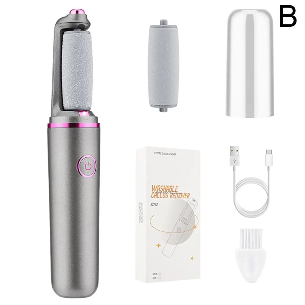 Rechargeable Electric Scab Remover for Men and Women, Wireless Electronic Foot File, Removes Dry and Thick Skin, Calluses N F0Z2